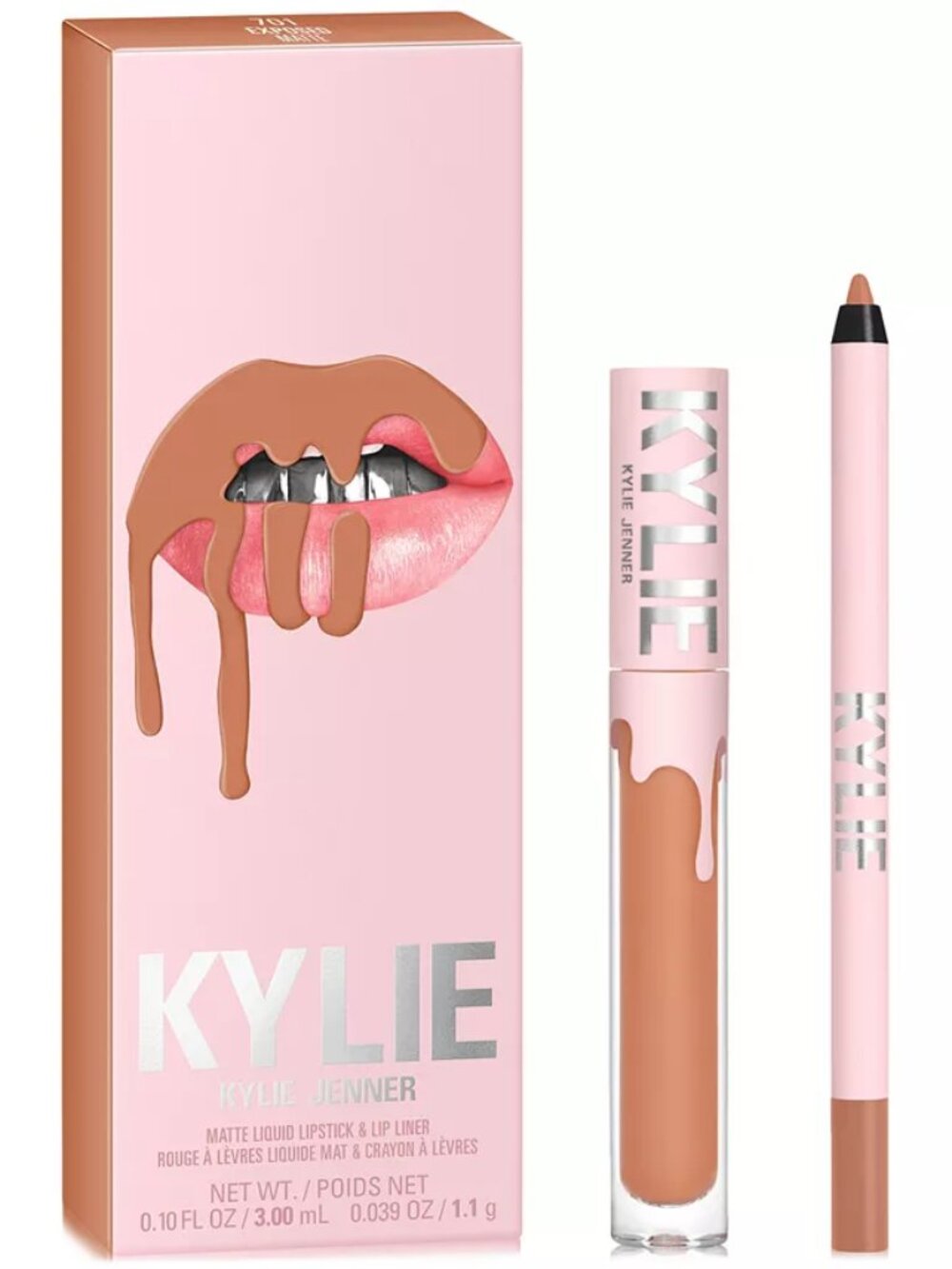 Kylie Cosmetics 2-Pc. Matte Lip Kit - 701 Exposed